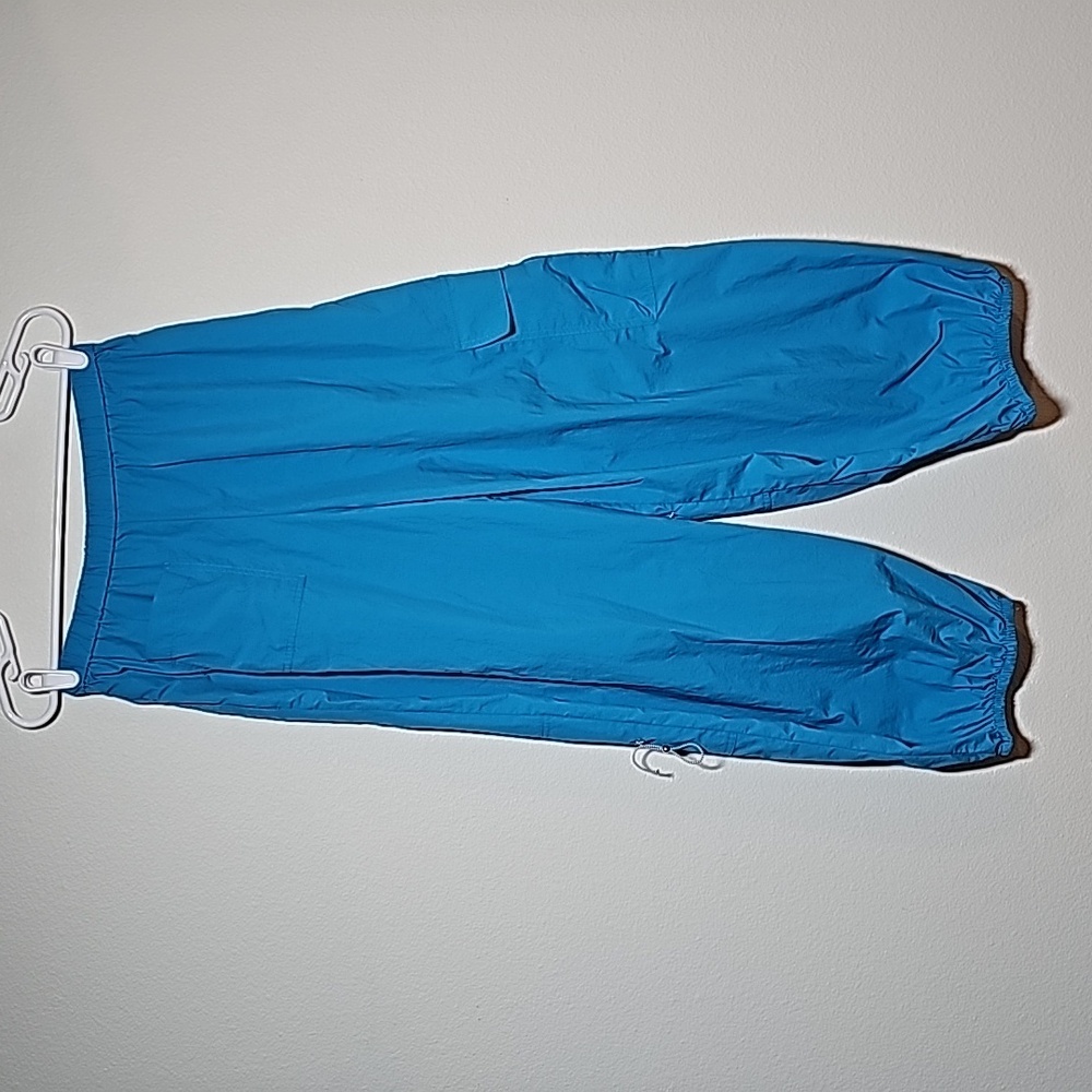 Urban Outfitters BDG Jana Balloon Cargo Parachute Pants Streetwear Blue Medium - Picture 6 of 15